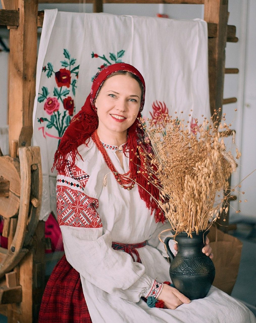 Women in Slavic costumes in Portland