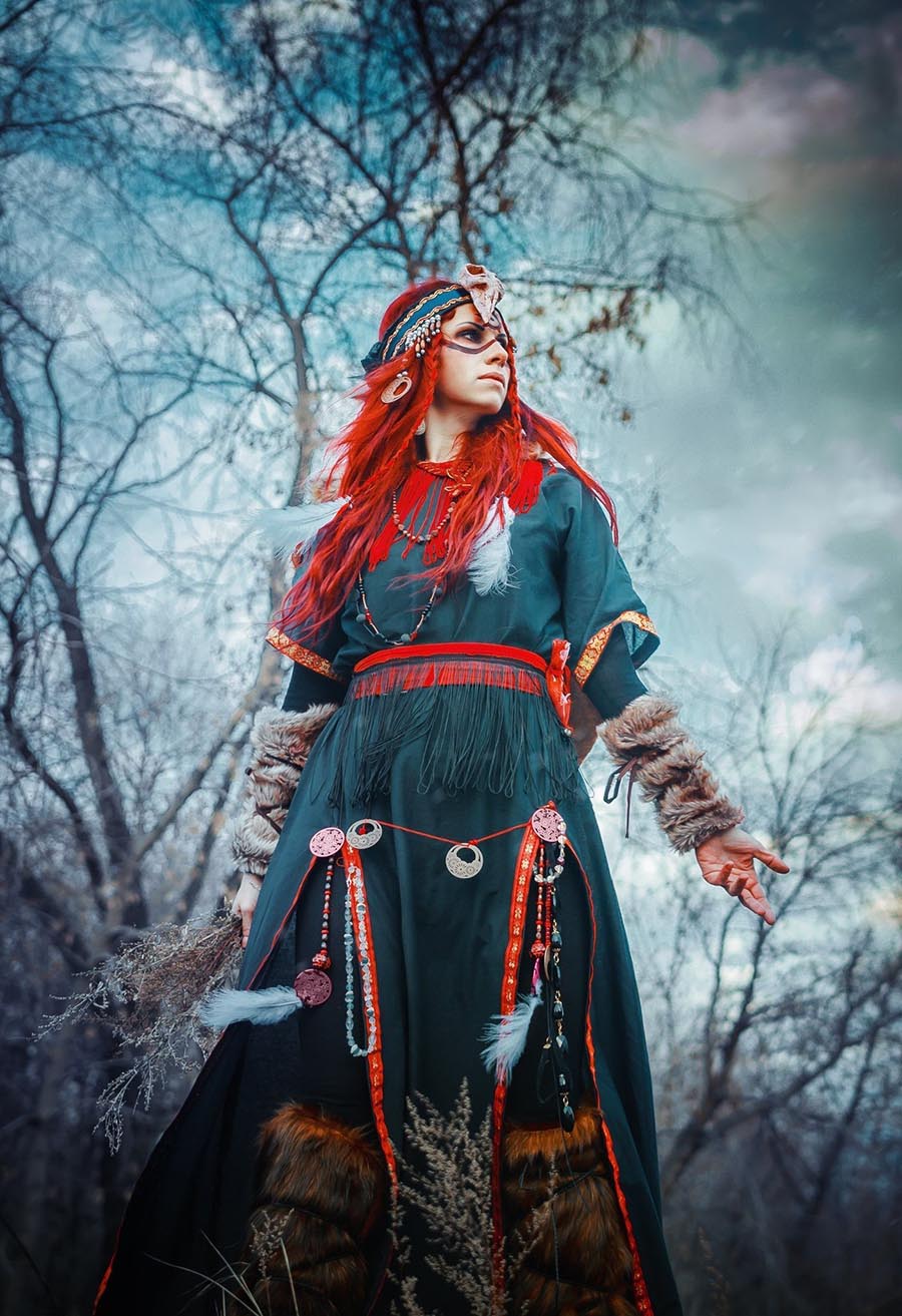 Girls in Slavic costumes underwear in Portland