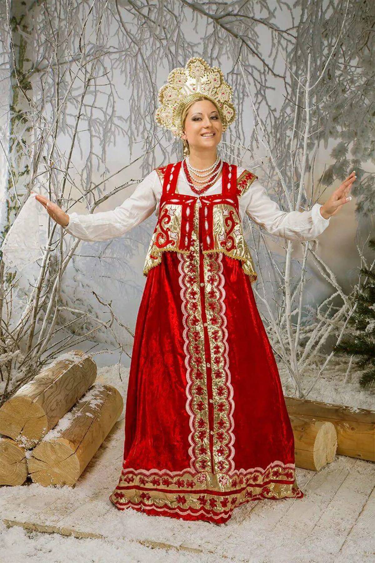 Girls in Slavic costumes in Portland