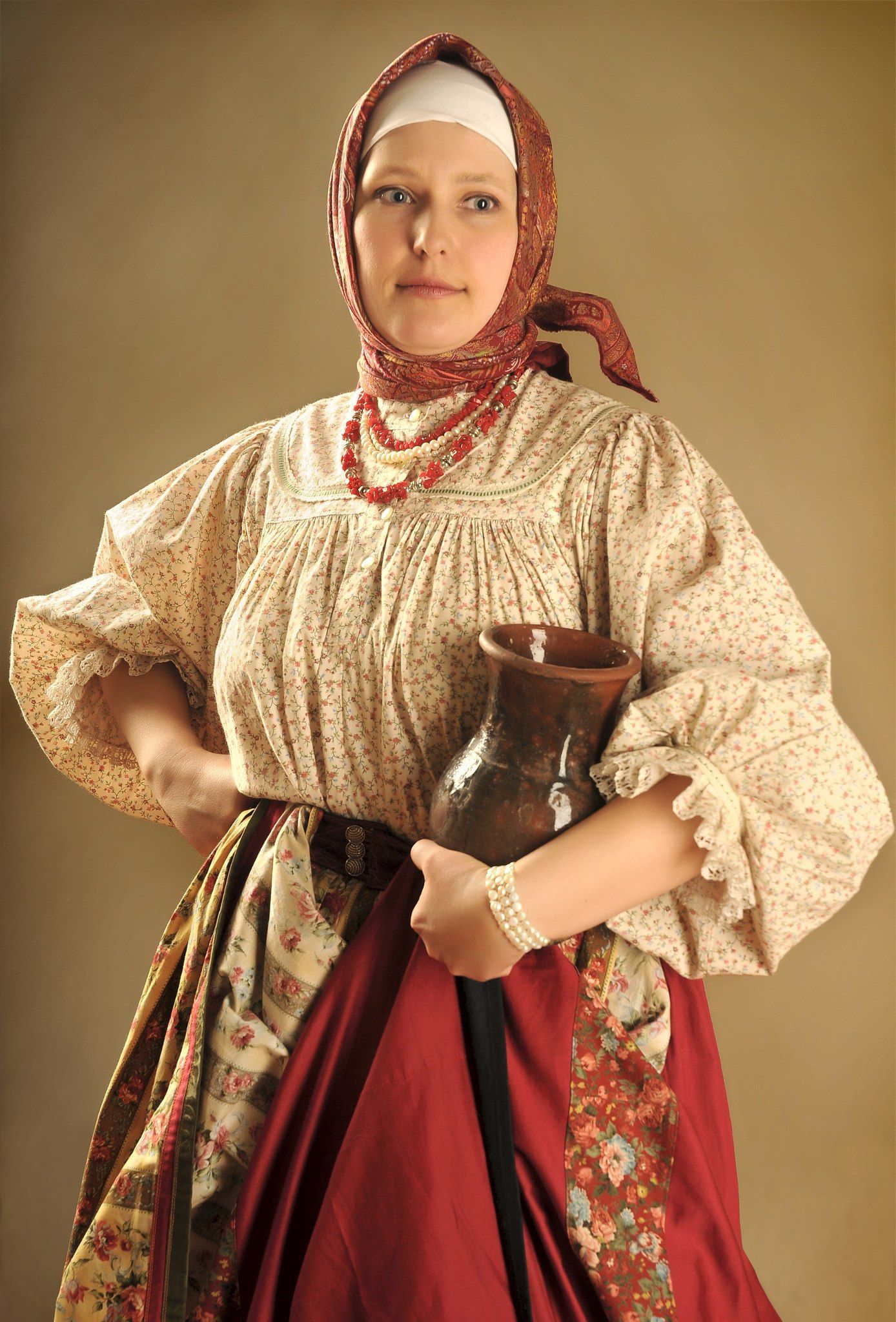 Girls in Slavic costumes in Portland