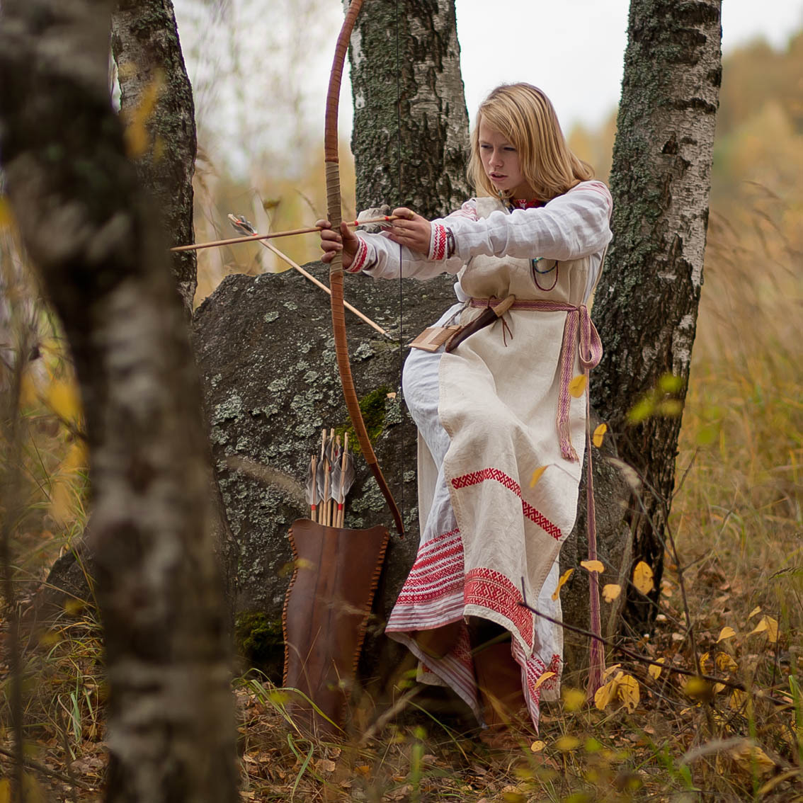 Sexy photo Girls in Slavic costumes in Portland